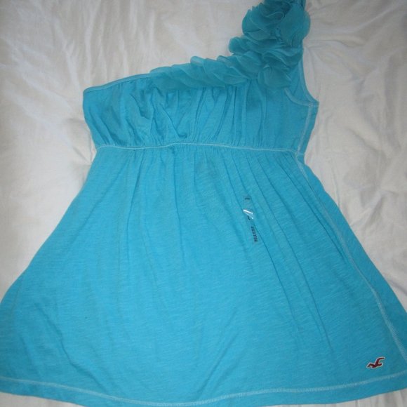 Hollister Single-Shoulder ruffled Top - Picture 3 of 7